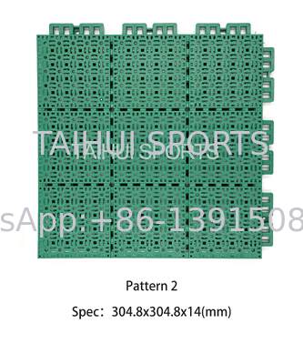 বাস্কেটবল, টেনিস এবং সকার কোর্টের জন্য ইন্টারলকিং পিপি টাইল সহ পরিবেশ-বান্ধব টেকসই অগ্নি-প্রতিরোধী পলিপ্রোপিলিন স্পোর্টস ফ্লোরিং
