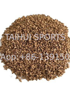 Eco-friendly Non-toxic Cork Infill Granules With Heat Insulation For Organic Turf Infill Football Soccer Field Artificial Turf