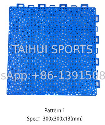 বাস্কেটবল, টেনিস এবং সকার কোর্টের জন্য ইন্টারলকিং পিপি টাইল সহ পরিবেশ-বান্ধব টেকসই অগ্নি-প্রতিরোধী পলিপ্রোপিলিন স্পোর্টস ফ্লোরিং