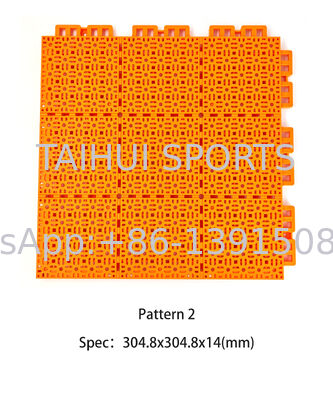 বহিরঙ্গন বাস্কেটবল কোর্ট মেঝে টাইলস নিরাপত্তা সুরক্ষা পিপি interlocking টাইলস
