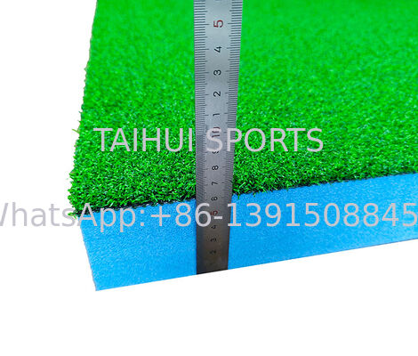 30-80 মিমি এইচআইসি / সিএফএইচ পরীক্ষিত শক শোষণকারী খেলার মাঠের শক প্যাড উচ্চ জল পারমিটিযুক্ত কৃত্রিম ঘাস পাজল প্যাড