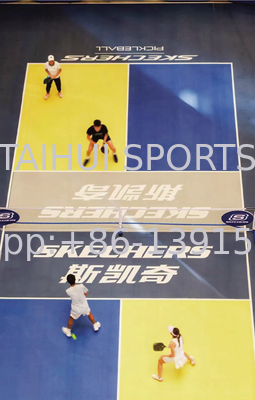 Vinyl Sports Flooring 2mm/2.5mm/3mm Thickness Pickleball Flooring Full Roll Multi-purpose