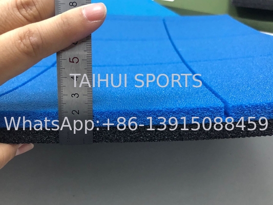 ফুটবল রাগবি হকি মাঠের জন্য 8mm-50mm কৃত্রিম ঘাস শক আন্ডারলে