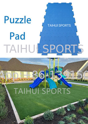 ১০-১০০মিমি পুরুত্বের সফট ফল ইন্টারলকিং সেফটি ম্যাট এবং HIC ও CFH নিশ্চিত প্লেগ্রাউন্ড শক প্যাড