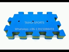 ইনডোর আউটডোর স্পোর্টস কৃত্রিম ঘাস শক প্যাড HIC প্রভাব পরীক্ষিত নিরাপত্তা নরম স্তর