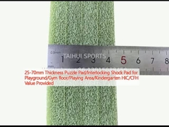 খেলার মাঠ/জিম মেঝে/খেলার মাঠ/কিন্ডারগার্টেনের জন্য 25-70 মিমি বেধের পাজল প্যাড/ইন্টারলকিং শক প্যাড