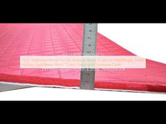 ২০২৫ ফুটবল মাঠ/রাগবি মাঠ/হকি মাঠের কৃত্রিম ঘাসের জন্য প্যাটার্নযুক্ত শক প্যাড ৮ মিমি ১০ মিমি ১২ মিমি ১৫ মিমি জিওটেক্সিল কাপড় সহ