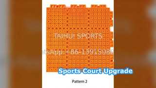 টেকসই ক্রীড়া ফ্লোরিং সহজ ইনস্টল নিষ্কাশন